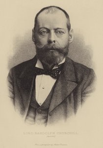ランドルフチャーチル卿、1895年に死去 作： English School
